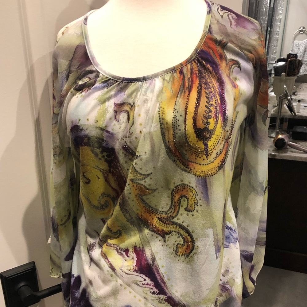 Chicos multi color top